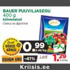 Allahindlus - BAUER PUUVILJASEGU
400 g