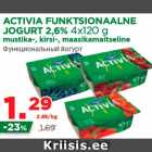 Allahindlus - ACTIVIA FUNKTSIONAALNE
JOGURT 