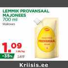 LEMMIK PROVANSAAL
MAJONEES
700 ml