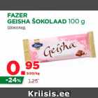 FAZER
GEISHA ŠOKOLAAD 100 g