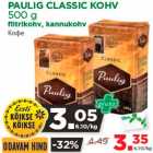 Allahindlus - PAULIG CLASSIC KOHV
500 g