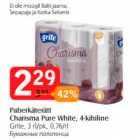 Allahindlus - Paberkäterätt Sharisma Pure White, 4-kihiline
