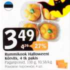 Allahindlus - Rummikook Halloweeni Kõrvits, 4 tk pakis