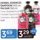 HERBAL ESSENCES ŠAMPOON 400 ML, PALSAM 360 ML