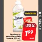 Pesuloputusvahend
Lenor Wild
Verbana, 750 ml**