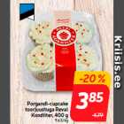 Porgandi-cupcake
toorjuustuga Reval
Kondiiter, 400 g