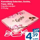 Kommikarp Selection, Geisha,
Fazer, 200 g
