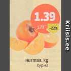 Hurmaa, kg