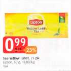 Allahindlus - Tee Yellow Label, 25 pk