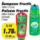 Allahindlus - šampoom Fructis või palsam Fructis