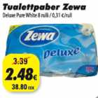 Allahindlus - Tualettpaber Zewa Deluxe Pure White