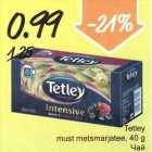 Allahindlus - Tetley must metsmarjatee, 40 g