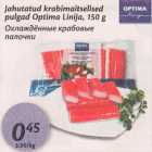 Allahindlus - Jahutatud krabimaitselised pulgad Optima Linija, 150 g