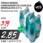 Allahindlus - VÄRSKA MINERAL
KARBONISEERITUD LOODUSLIK
MINERAALVES