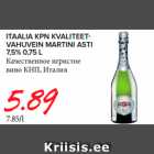 ITAALIA KPN KVALITEETVAHUVEIN
MARTINI ASTI 