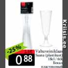 Vahuveiniklaas Saana (plastikust)6 tk