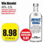 Allahindlus - Viin Absolut