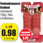 Allahindlus - Poolsuitsuvorst
Krakovi