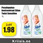 Allahindlus - Pesuloputuskontsentraat
Silan
Twist Sensitive
1L
