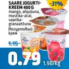 SAARE JOGURTIKREEM 400 G