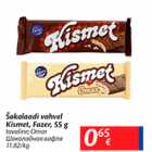 Šokolaadi vahvel Kismet, Fazer, 55 g