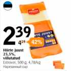 Allahindlus - Hiirte juust 25,5%, viilutatud