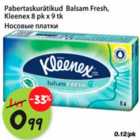 Allahindlus - Pabertaskurätikud Balsam Fresh, Kleenex 8pkx9tk