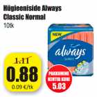 Allahindlus - Hügieeniside Always
Classic Normal
10tk