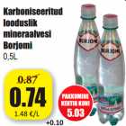 Allahindlus - Karboniseeritud
looduslik
mineraalvesi
Borjomi
0,5L
