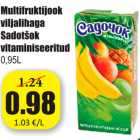 Allahindlus - Multifruktijook viljalihaga Sadotšok vitaminiseeritud 0,95 l