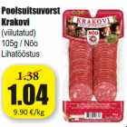 Allahindlus - Poolsuitsuvorst
Krakovi