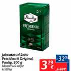 Allahindlus - Jahvatatud kohv Presidentti Original, Paulig, 500 g