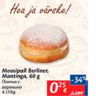 Allahindlus - Moosipall Berliner, Mantinga, 60 g