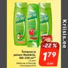 Allahindlus - Šampoon ja
palsam Wash&Go,
180-200 ml**