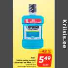 Allahindlus - Antibakteriaalne
suuvesi
Listerine Cool Mint, 1 l**