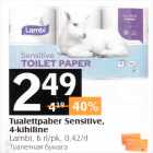 Tualettpaber Sensitive, 4-kihiline