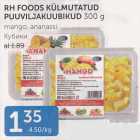 RH FOODS KÜLMUTATUD PUUVILJAKUBIKUD 300 g