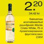 Allahindlus - Saksamaa aromatiseeritud puuviljavein Monte Cristo White