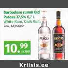 Allahindlus - Barbadose rumm Old Pascas 37,5%, 0,7 L