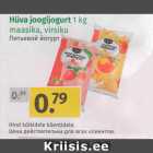 Allahindlus - Hüva joogijogurt 1 kg