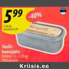 Vanillikoorejäätis