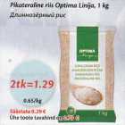 Allahindlus - Pikateraline riis Optima Linija, 1 kg