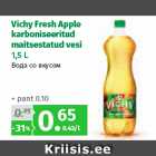 Allahindlus - Vichy Fresh Apple
karboniseeritud
maitsestatud vesi
1,5 L