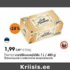 Allahindlus - Premia vanillikoorejäätis 1 L / 480 g