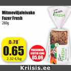 Allahindlus - Mitmeviljaleivake
Fazer Fresh
280g