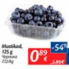 Allahindlus - Mustikad, 125 g