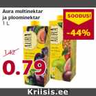 Allahindlus - Aura multinektar
ja ploominektar
1 L