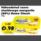 Allahindlus - Vähendatud rasvasisaldusega margariin Rama Classic