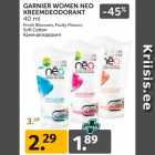 Allahindlus - GARNIER WOMEN NEO
KREEMDEODORANT
40 ml