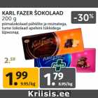 Allahindlus - KARL FAZER ŠOKOLAAD
200 g